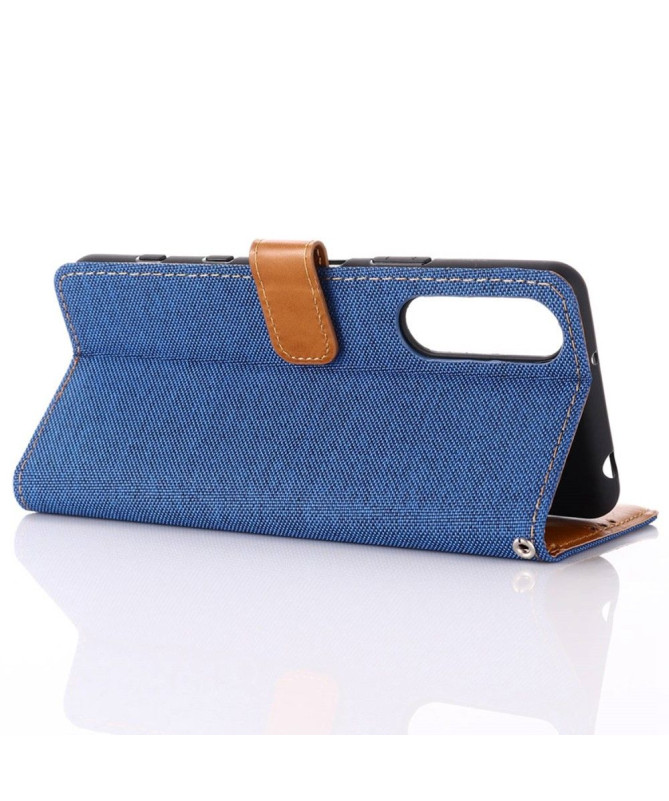 Housse Sony Xperia 10 IV Oxford effet toile