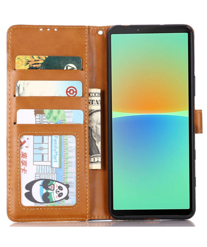 Housse Sony Xperia 10 IV Oxford effet toile