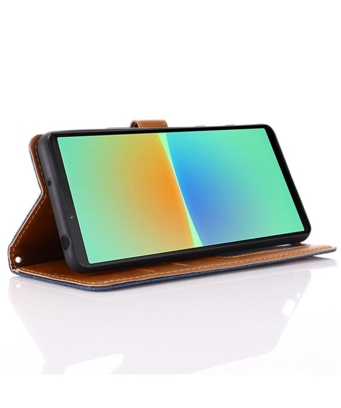 Housse Sony Xperia 10 IV Oxford effet toile