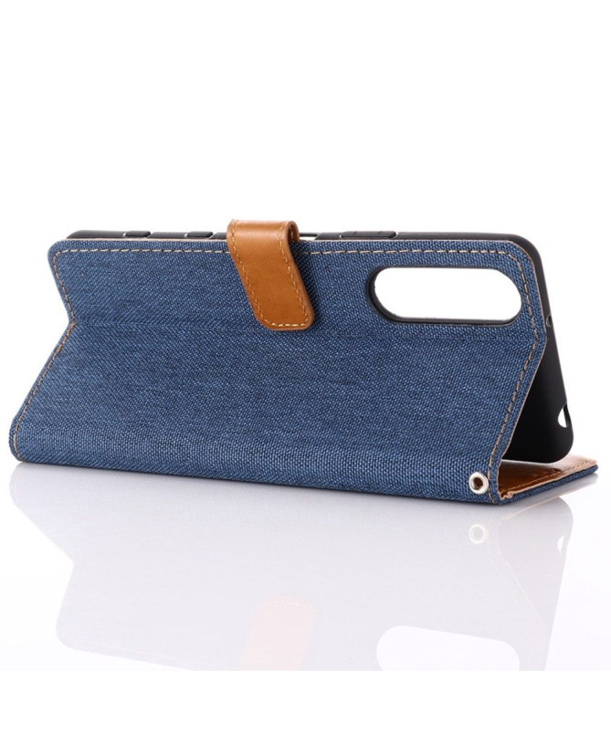 Housse Sony Xperia 10 IV Oxford effet toile