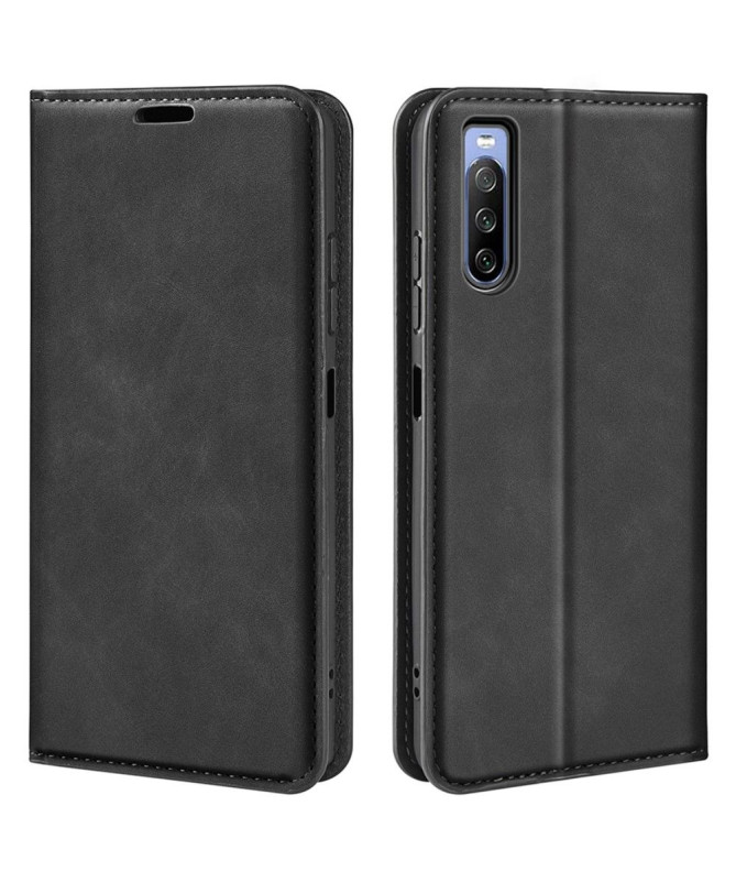 Étui Sony Xperia 10 IV simili cuir fonction stand