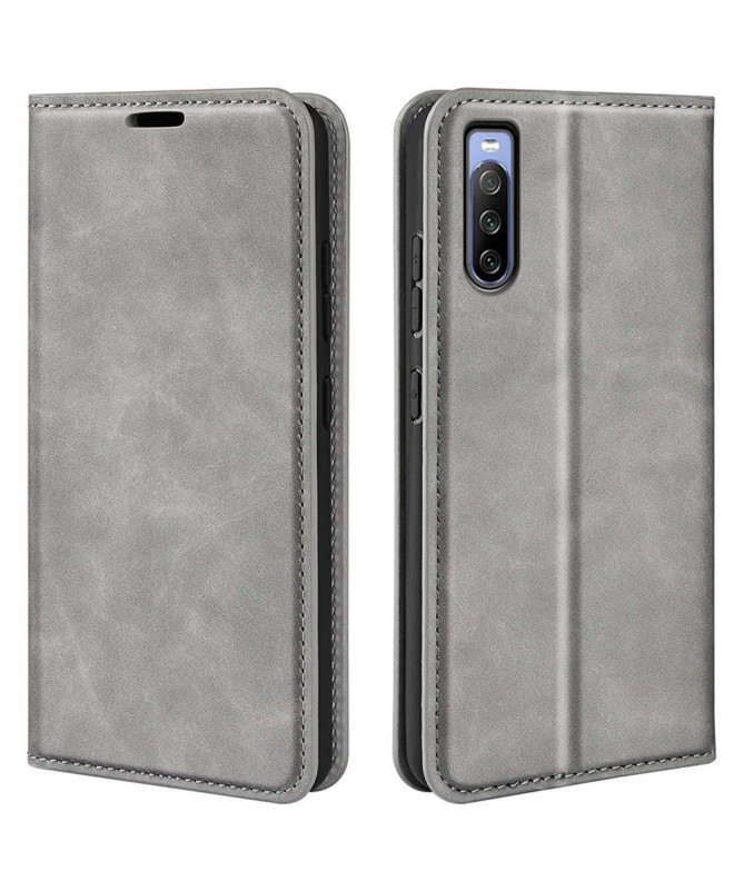Étui Sony Xperia 10 IV simili cuir fonction stand