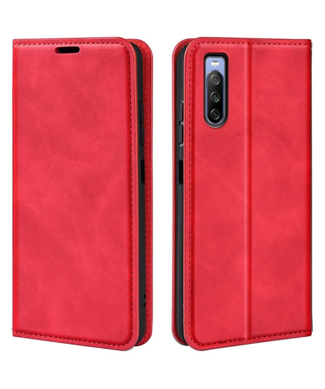 Étui Sony Xperia 10 IV simili cuir fonction stand