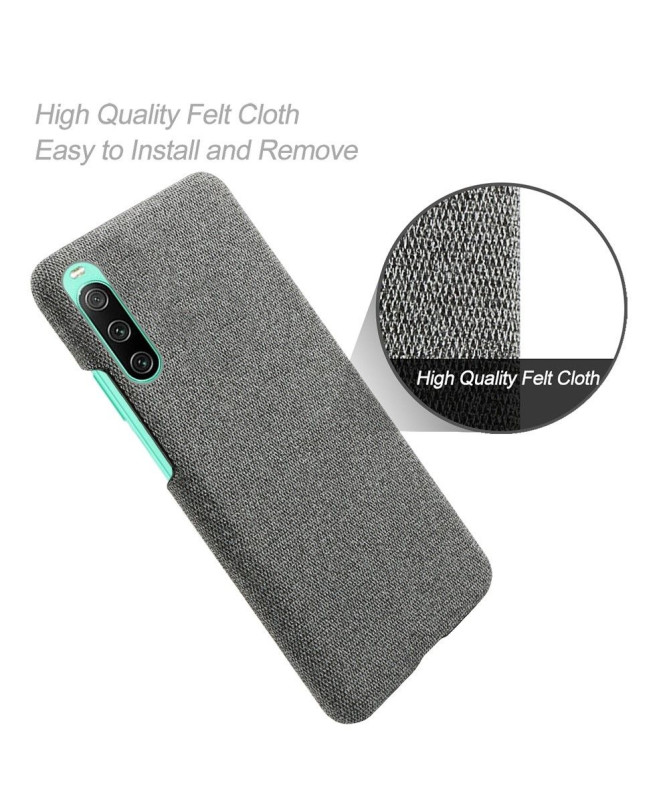 Coque Sony Xperia 10 IV revêtement tissu