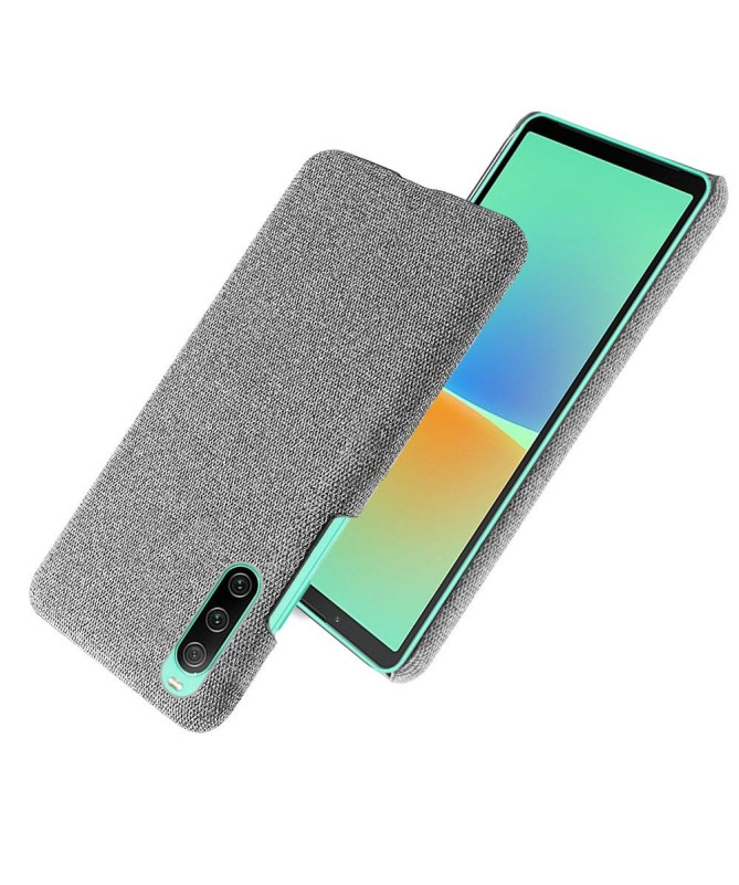 Coque Sony Xperia 10 IV revêtement tissu