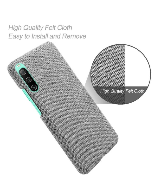 Coque Sony Xperia 10 IV revêtement tissu