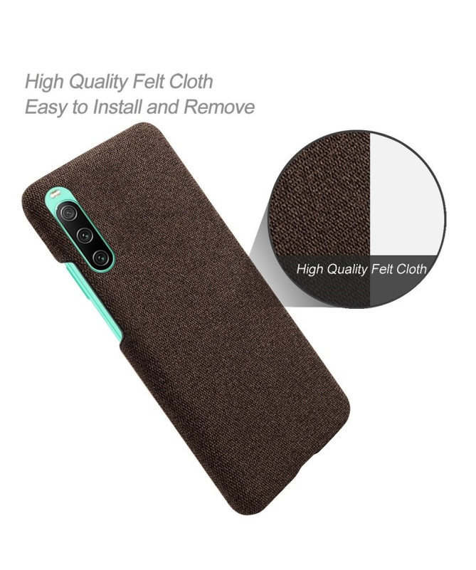 Coque Sony Xperia 10 IV revêtement tissu