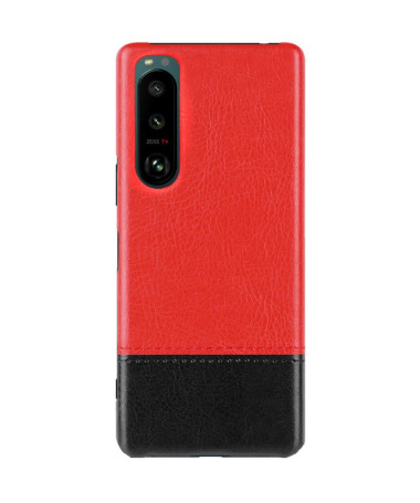 Coque Sony Xperia 5 III Imak simili cuir bicolore