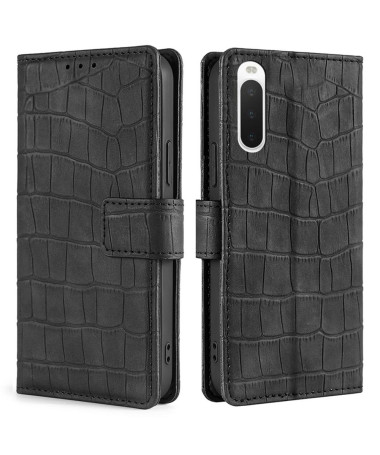 Housse Sony Xperia 10 IV ANA simili cuir effet peau croco