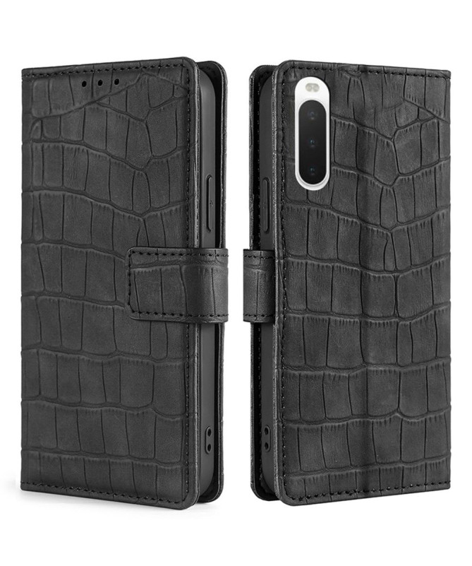 Housse Sony Xperia 10 IV ANA simili cuir effet peau croco