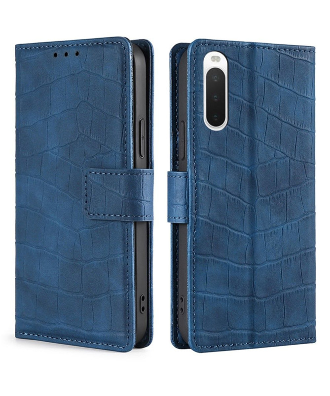 Housse Sony Xperia 10 IV ANA simili cuir effet peau croco