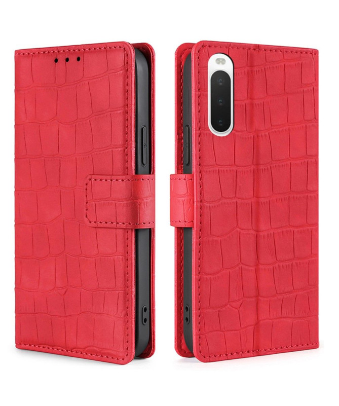 Housse Sony Xperia 10 IV ANA simili cuir effet peau croco