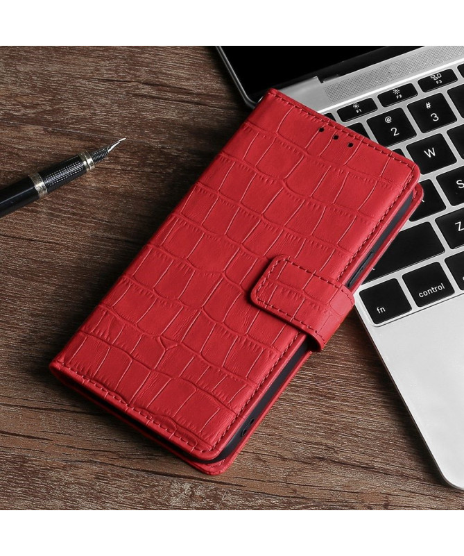 Housse Sony Xperia 10 IV ANA simili cuir effet peau croco