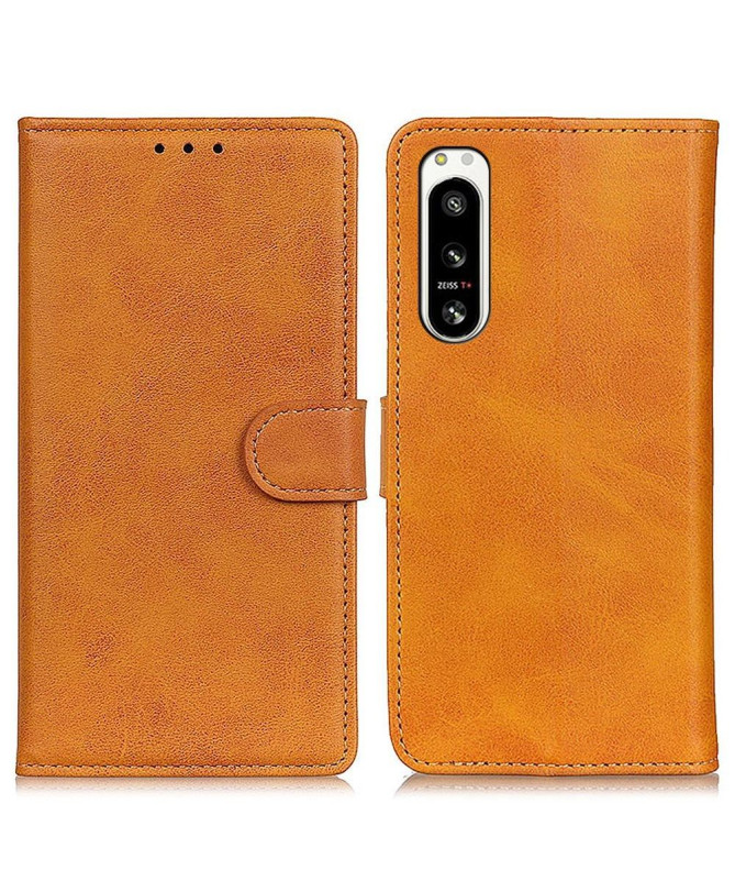 Housse Sony Xperia 5 IV Marius effet cuir mat