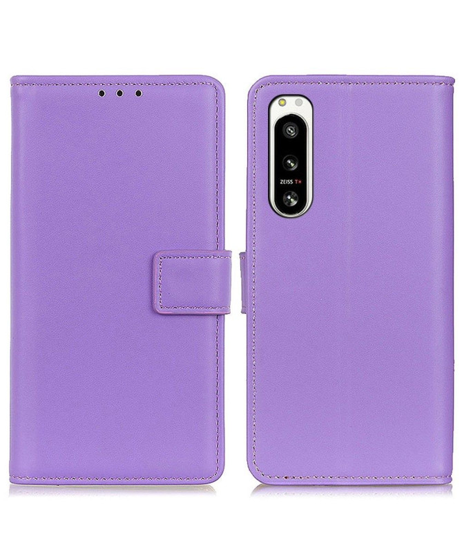 Housse Sony Xperia 5 IV simili cuir basique