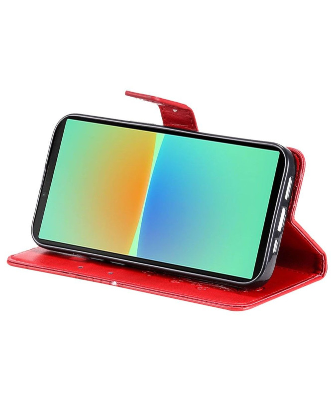 Housse Sony Xperia 10 IV papillons fonction support