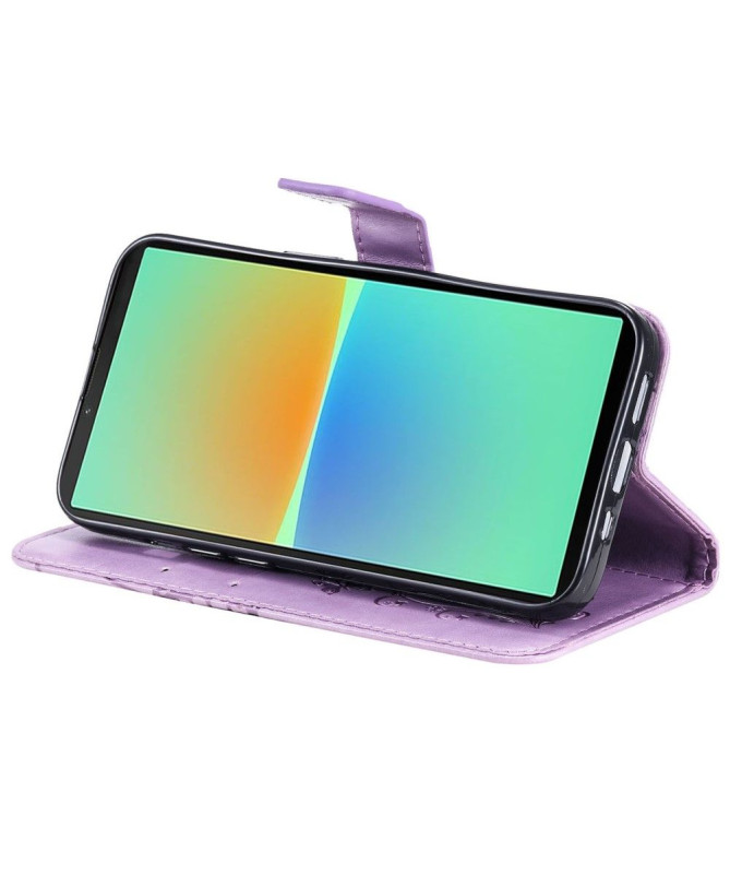 Housse Sony Xperia 10 IV papillons fonction support