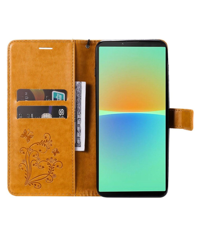 Housse Sony Xperia 10 IV papillons fonction support