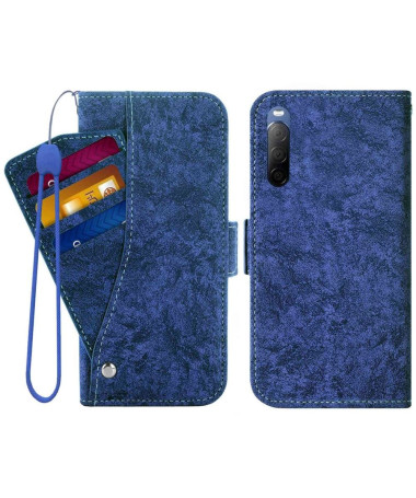 Housse Sony Xperia 10 IV KAMILLE Simili Cuir Porte-Cartes