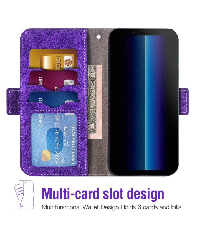 Housse Sony Xperia 10 IV KAMILLE Simili Cuir Porte-Cartes