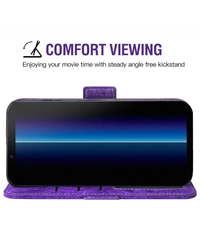 Housse Sony Xperia 10 IV KAMILLE Simili Cuir Porte-Cartes