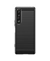 Coque Sony Xperia 1 IV effet brossé silicone