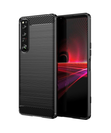 Coque Sony Xperia 1 IV effet brossé silicone