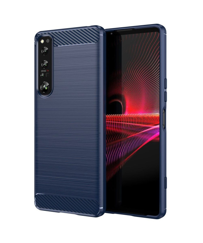 Coque Sony Xperia 1 IV effet brossé silicone