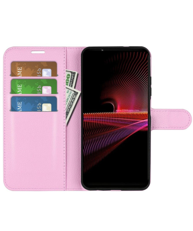 Housse Sony Xperia 1 IV Simili Cuir Style Portefeuille