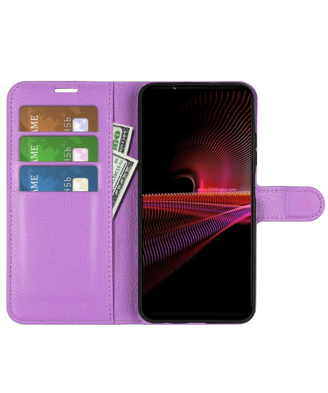 Housse Sony Xperia 1 IV Simili Cuir Style Portefeuille