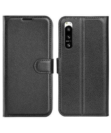 Housse Sony Xperia 5 IV portefeuille style cuir