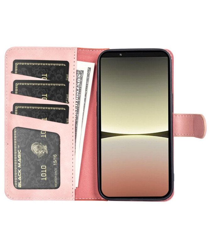 Housse Sony Xperia 5 IV Stand Folio Bicolore
