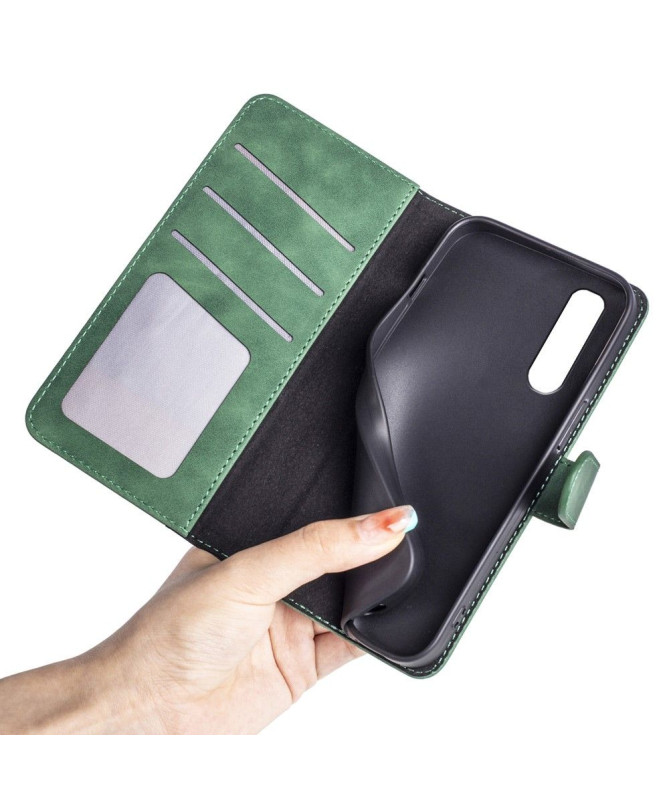 Housse Sony Xperia 5 IV Stand Folio Bicolore