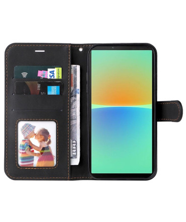 Housse Sony Xperia 10 IV Tricolore Coutures