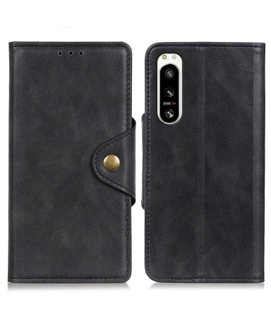 Housse Sony Xperia 5 IV Full Protect Simili Cuir Mat