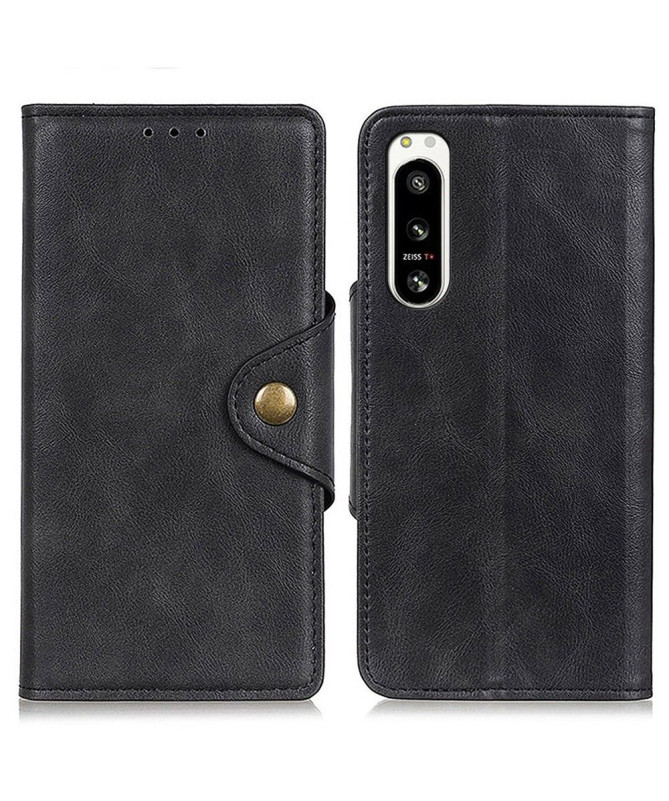 Housse Sony Xperia 5 IV Full Protect Simili Cuir Mat