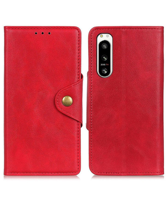 Housse Sony Xperia 5 IV Full Protect Simili Cuir Mat