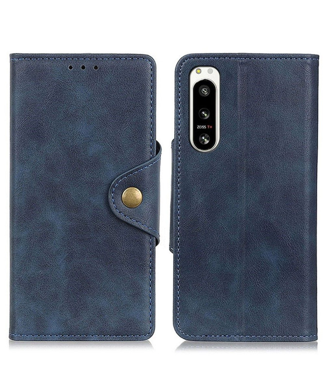 Housse Sony Xperia 5 IV Full Protect Simili Cuir Mat