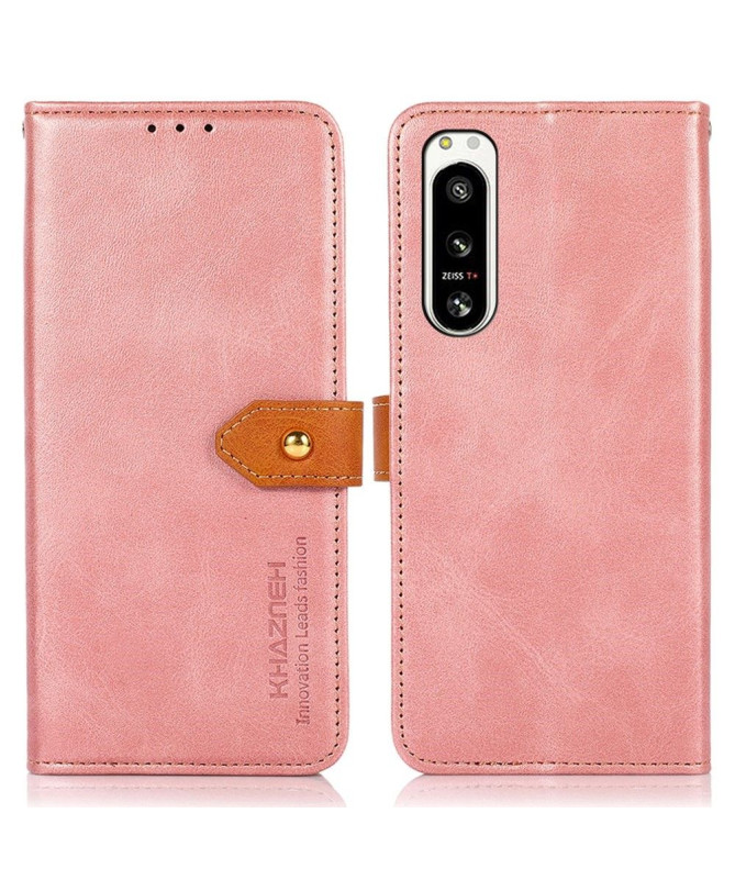 Housse Sony Xperia 5 IV KHAZNEH Folio Flip