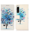 Housse Sony Xperia 5 IV Arbre bleu