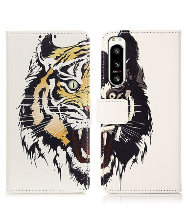 Housse Sony Xperia 5 IV Tigre féroce