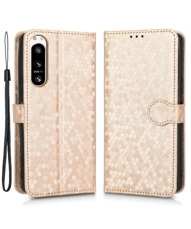 Housse Sony Xperia 5 IV Design Nid d'Abeille