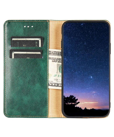 Flip cover Sony Xperia 5 IV PURE simili cuir