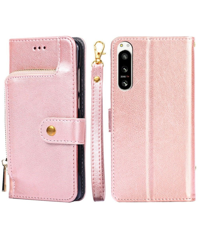 Housse Sony Xperia 5 IV Porte-monnaie simili cuir