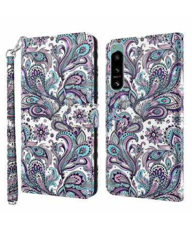 Housse Sony Xperia 5 IV Paisley Fleur