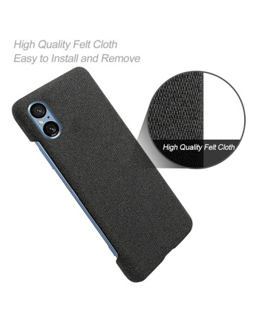 Coque Sony Xperia 5 V revêtement tissu