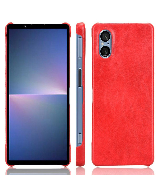 Coque Sony Xperia 5 V effet cuir premium