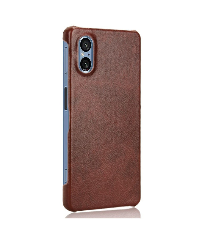 Coque Sony Xperia 5 V effet cuir premium