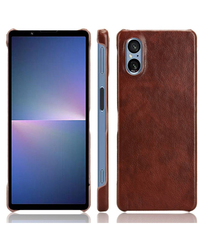 Coque Sony Xperia 5 V effet cuir premium