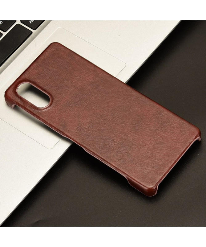 Coque Sony Xperia 5 V effet cuir premium